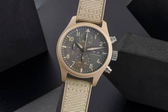 Thumbnail von IWC Fliegeruhr Chronograph Top Gun Pilots Watch Chronograph 41 TOP GUN Mojave Desert Ref. IW389402 Papiere