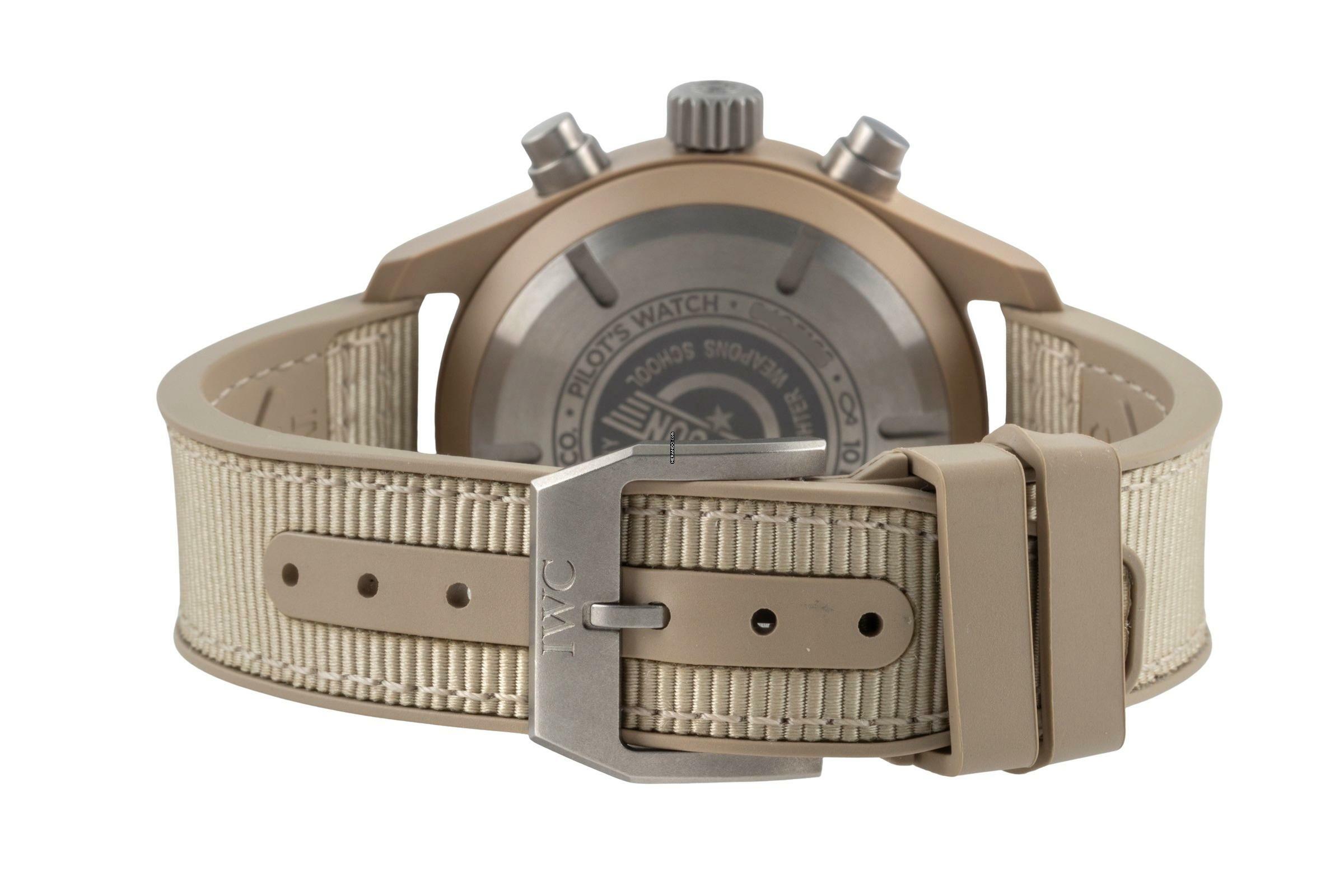 Thumbnail von IWC Fliegeruhr Chronograph Top Gun Pilots Watch Chronograph 41 TOP GUN Mojave Desert Ref. IW389402 Papiere