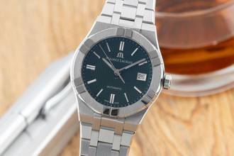 Thumbnail von Maurice Lacroix AIKON Stahl Automatik Herrenuhr Ref AI 6007-SS002-630-1 B&P 2025