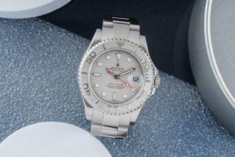 Thumbnail von Rolex Yacht-Master 35 Oyster Stahl / Platin Medium Size Ref 168622 Z-Serie