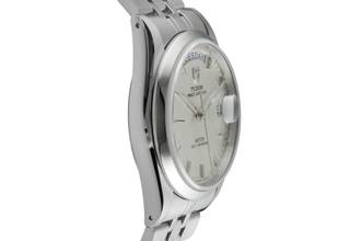 Thumbnail von Tudor Prince Date Day Linen Dial Edelstahl Automatik Herrenuhr Ref. 76200