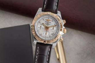 Thumbnail von Breitling Chronomat 41 Stahl / Gold Automatik MOP Dial Herrenuhr Ref. CB0140