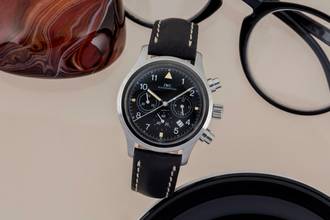 Thumbnail von IWC Fliegeruhr Chronograph Pilot Chronograph Edelstahl Quarz Herrenuhr Edelstahl Ref. IW374101