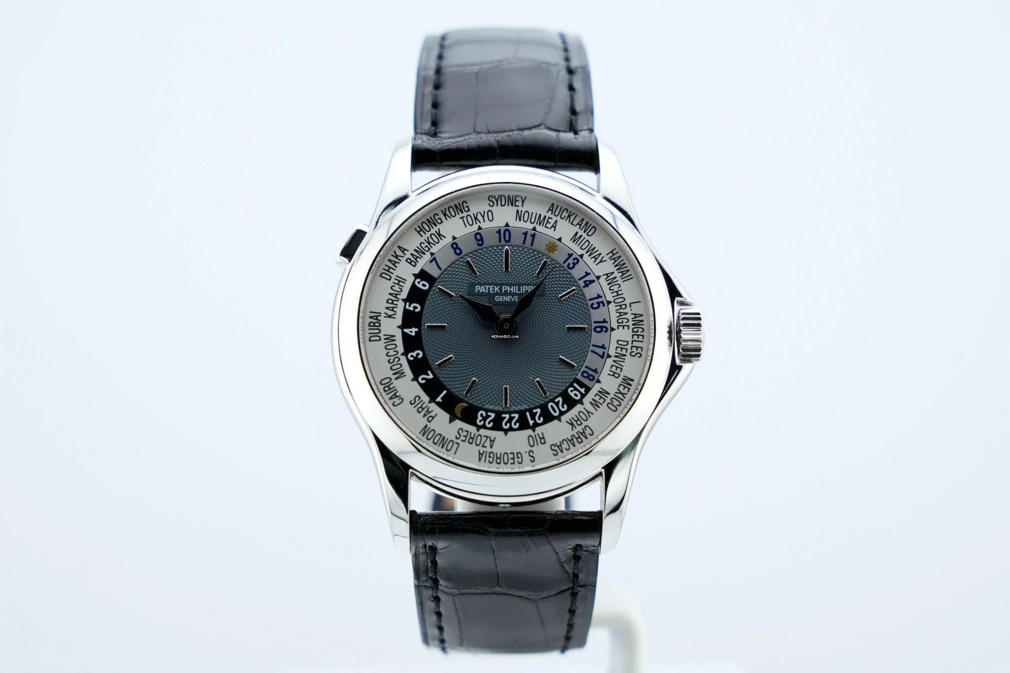  Patek Philippe World Time 37mm Platinum Case - Extract From The Archieves - 24 Months Warranty 5110P 