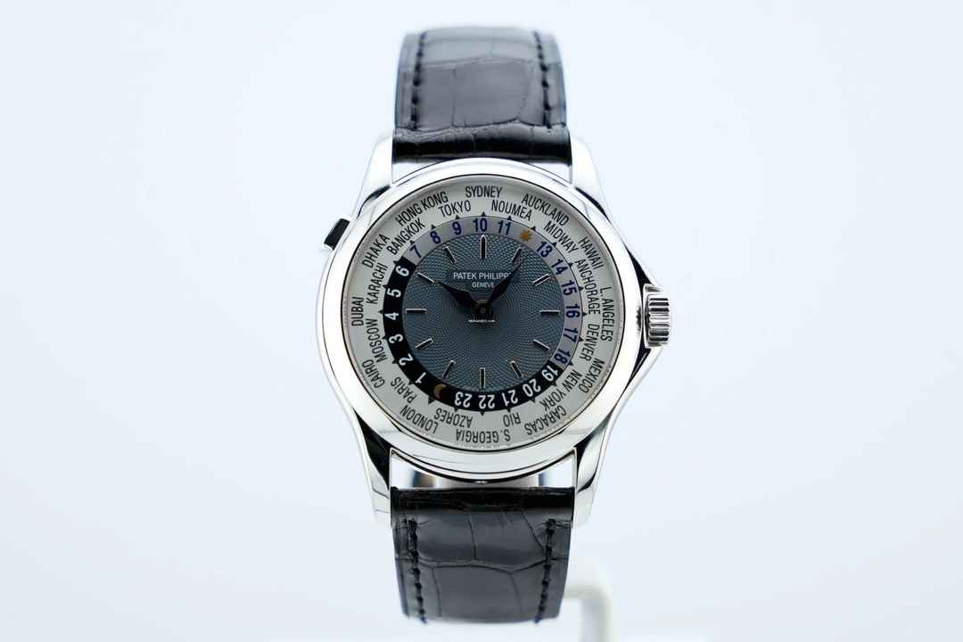 Patek Philippe World Time 37mm Platinum Case - Extract From The Archieves - 24 Months Warranty 5110P 