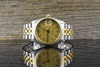 Thumbnail von Tudor Prince Oysterdate 75203 by Rolex Automatic Gold Linen Dial Tritium 1983