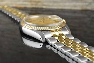 Thumbnail von Tudor Prince Oysterdate 75203 by Rolex Automatic Gold Linen Dial Tritium 1983