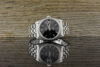 Thumbnail von Tudor Prince Date 74034 Black Dial Automatik 34MM Stahl / Weißgold