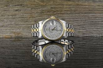 Thumbnail von Tudor Prince Date Day 76213 Silver Linen Diamond Dial Automatik