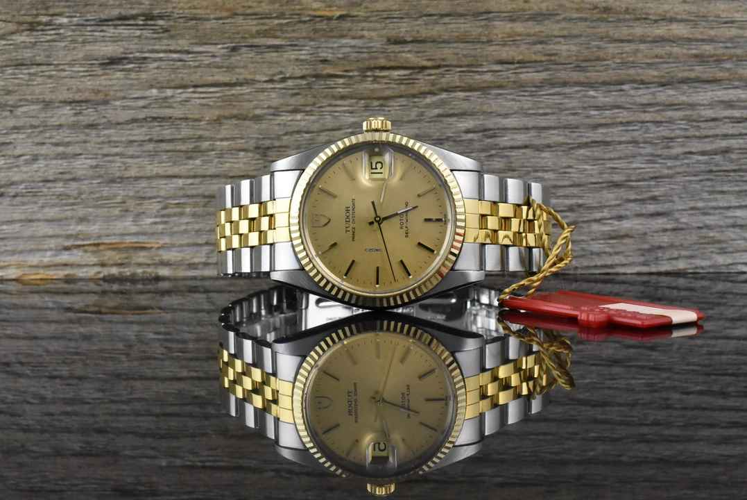  Tudor Prince Oysterdate 75203 by Rolex Vintage Automatic Stahl / Gold - 1989 