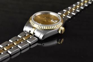 Thumbnail von Tudor Prince Date Princess Date 92413 Gold Dial Automatik - Card 2020