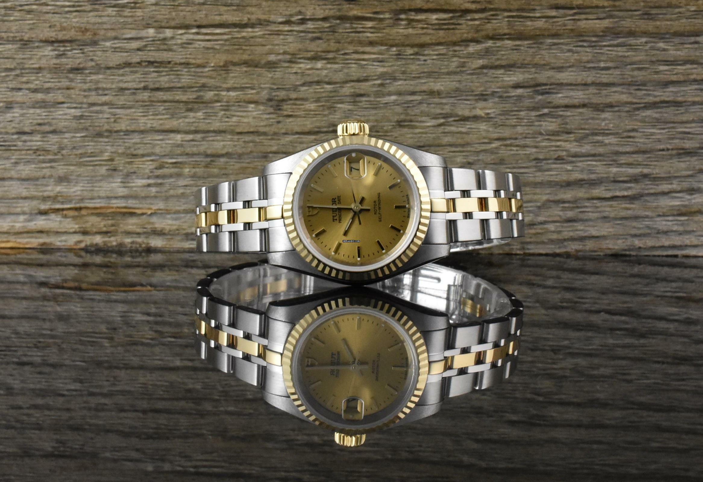 Tudor Prince Date Princess Date 92413 Gold Dial Automatik - Card 2020