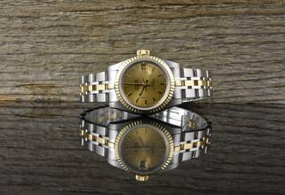 Thumbnail von Tudor Prince Date Princess Date 92413 Gold Dial Automatik - Card 2020