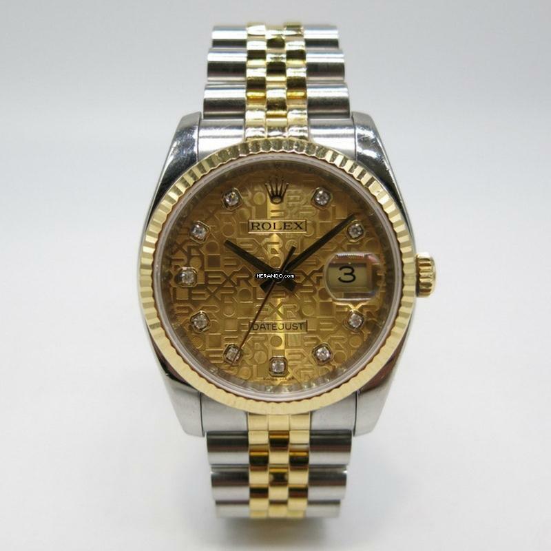  Rolex Datejust 36 ref. 116233 - Stahl/Gold - mit B+P Fullset 