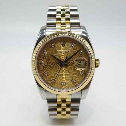 Rolex Datejust 36 ref. 116233 - Stahl/Gold - mit B+P Fullset 