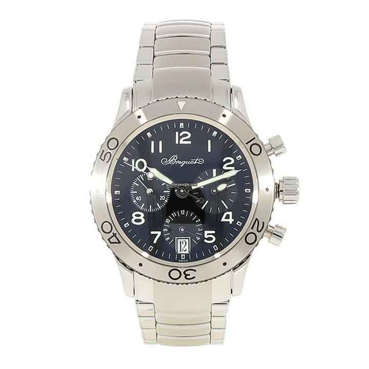  Breguet Type XX - XXI - XXII Herrenarmbanduhr 3820 Type XX Transatlantique Automatik aus Stahl Fullset 