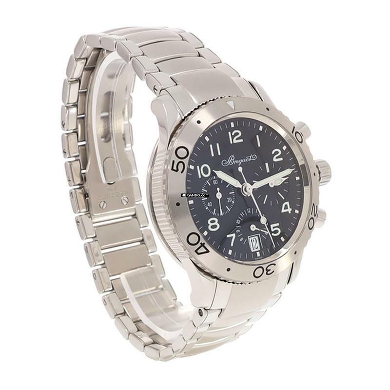 Thumbnail von Breguet Type XX - XXI - XXII Herrenarmbanduhr 3820 Type XX Transatlantique Automatik aus Stahl Fullset