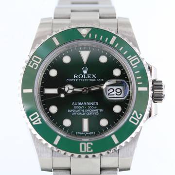  Rolex Submariner Date HULK//2015//REF. 116610LV//FULL SET//LC100 # 733 