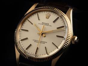 Thumbnail von Rolex Oyster Perpetual 34 Ref.1005 1986 Box&Beschreibung sehr gut Vintage