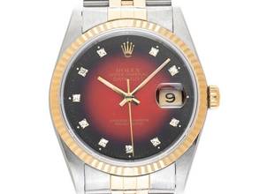 Thumbnail von Rolex Datejust 36 Diamanten Ref.16233 1991 Full Set sehr gut Vintage