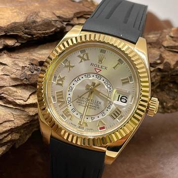  Rolex Sky-Dweller Sky Dweller - Gelbgold - FULLSET 2016 LC100 - Ref. 326138 FULL SET 2016 - Ref. 326138 - RubberB 