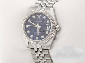 Thumbnail von Rolex Datejust 31 31mm 178274 2010 Stahl Weissgold 750 Diamanten Automatik Stainless Steel 18kt White Gold Jubilé-band Chronometer Oyster Blue Dial