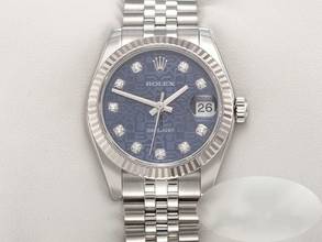 Thumbnail von Rolex Datejust 31 31mm 178274 2010 Stahl Weissgold 750 Diamanten Automatik Stainless Steel 18kt White Gold Jubilé-band Chronometer Oyster Blue Dial
