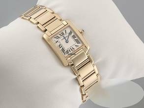 Thumbnail von Cartier Tank Française Gelbgold 750 Damen Damenuhr Gold