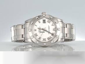 Thumbnail von Rolex Lady-Datejust Pearlmaster 34 81319 2011 Weissgold 750 Diamanten Automatik Medium 18kt White Gold