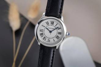 Thumbnail von Cartier Ronde de Cartier Stahl Quarz Damenuhr Ref. WSRN0030 Box & Papiere 2022