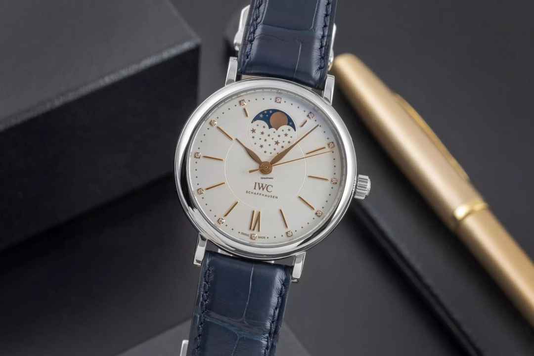  IWC Portofino Automatic Moon Phase 37 Diamonds Ref. IW459011 Papiere 2019 