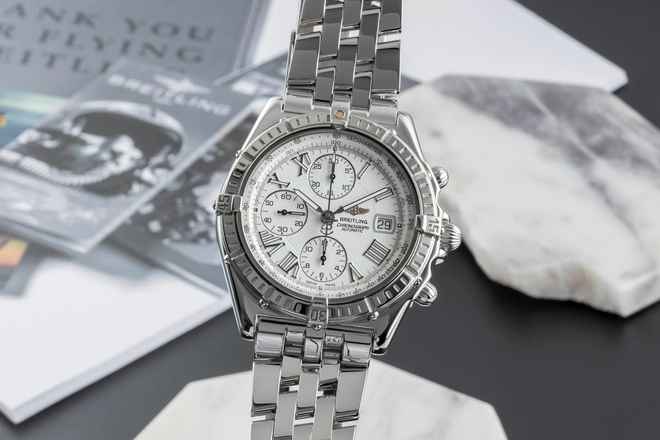  Breitling Crosswind Chronograph Automatik Stahl Herrenuhr Ref. A13055 