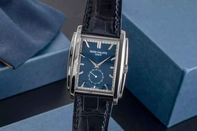  Patek Philippe Gondolo 18K (0,750) Weissgold Handaufzug Herren Ref. 5124 Service 