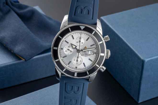  Breitling Superocean Heritage Chronograph Automatik Herrenuhr Ref. A13320 Papers 