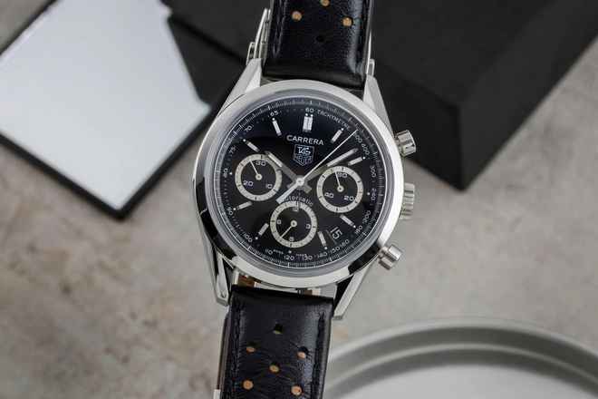  TAG Heuer Carrera Calibre 17 Chronograph Stahl Automatik Ref. CV2114.FC6182 B&P Limited 