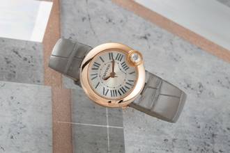 Thumbnail von Cartier Ballon Blanc de Cartier 18k (0,750) Rotgold Ref. WGBL0004 Papiere 2021