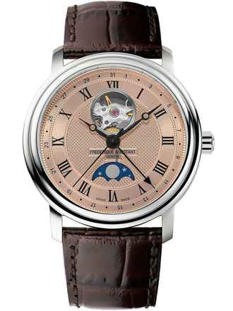  Frederique Constant Classics Moonphase FC-335MCSALB4P26 Herrenuhr Heart beat moonphase date Automatik 40mm 6ATM 
