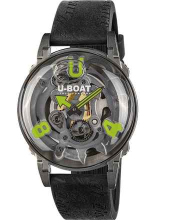  U-Boat 3350 Herrenuhr U-65 44mm SS Green 5ATM 