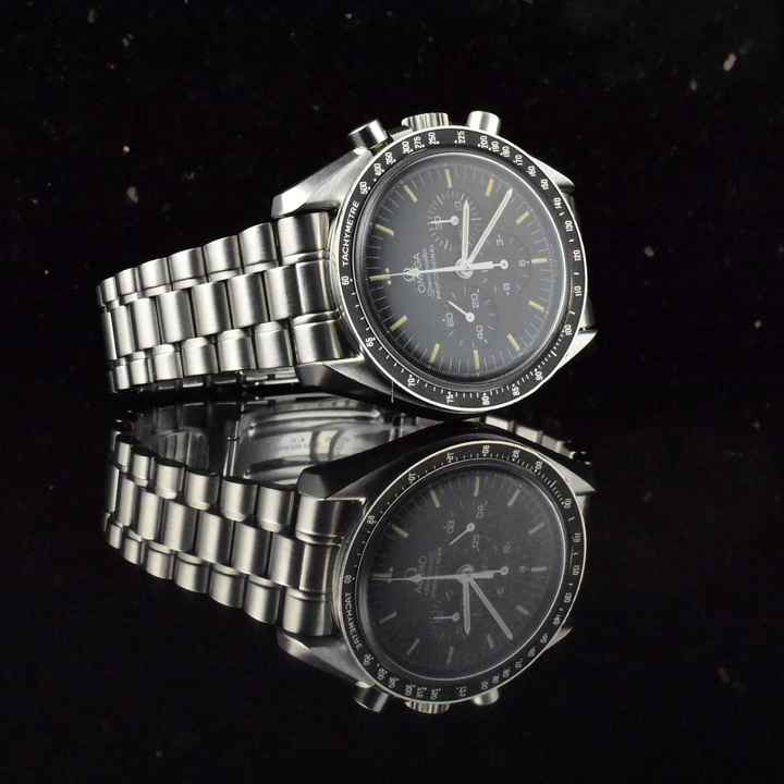  Omega Speedmaster Professional Moonwatch Apollo XI 25th Anniversary Limited Edition unpoliert Box & Papiere 