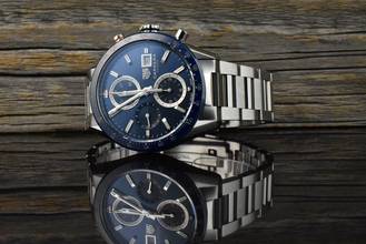 Thumbnail von TAG Heuer Carrera Calibre 16 Chronograph Blue Ceramic unpoliert Box & Papiere 2020