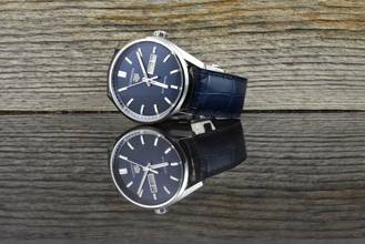 Thumbnail von TAG Heuer Carrera Calibre 5 Day-Date Calibre 5 Blue 39MM Automatic UNGETRAGEN / UNWORN - 2022