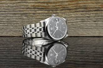 Thumbnail von Tudor Prince Date Day 76200 Black Dial Automatik Box & Papiere 2010