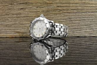 Thumbnail von Omega Seamaster Diver 300 M Professional 300M Automatic White Wave Tritium Dial 25522000 Vintage 1986