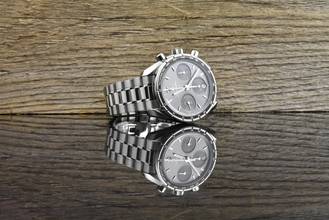 Thumbnail von Omega Speedmaster Date 38 Co-axial Chronograph Gray Dial Full Set 2018