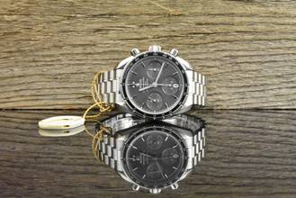 Thumbnail von Omega Speedmaster Date 38 Co-axial Chronograph Gray Dial Full Set 2018