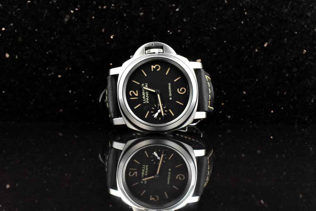  Panerai Luminor 8 Days 8 Giorni PAM00915 Black Dial unpoliert 