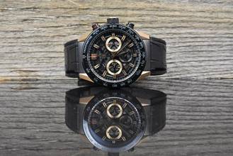 Thumbnail von TAG Heuer Carrera Calibre Heuer 02 Roségold / Ceramic Skeleton 45MM Chronograph 2021 Full Set