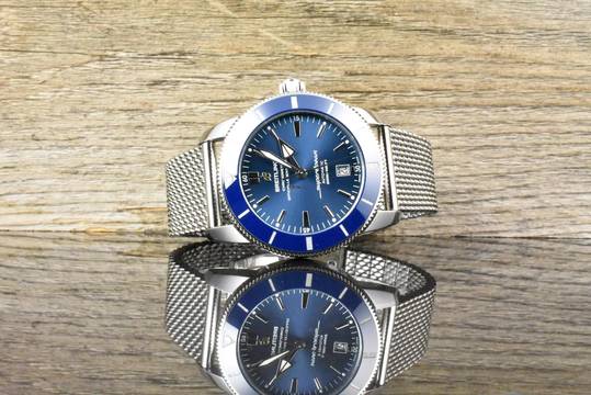 Breitling Superocean Heritage II 46 Blue Ceramic Automatik - Full Set 2018 