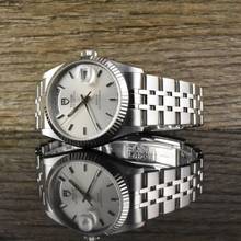 Thumbnail von Tudor Prince Date Day 76214 Stahl / Weißgold - Silver Dial Automatic