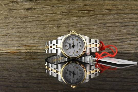  Tudor Prince Date Princess Date 92413 Weiß Automatik Stahl / Gold - 2018 B&P 